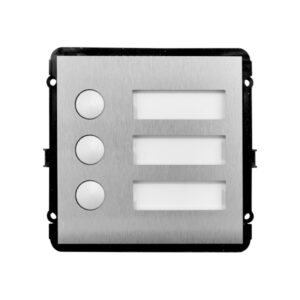 Panel frontal de 3 botones de acero inoxidable VTO2000A-B